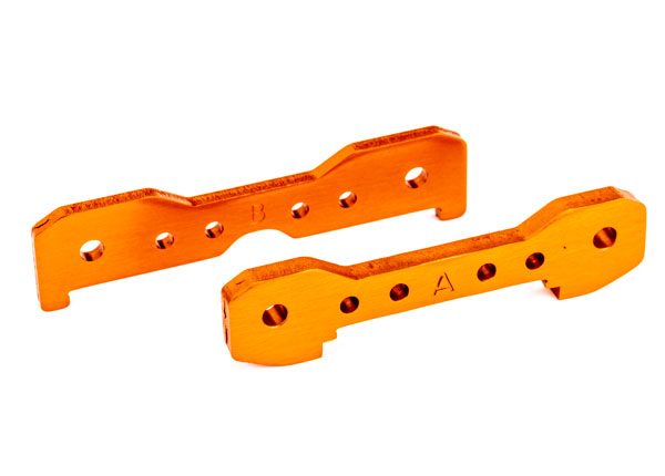 Traxxas TRX9527T - TIE BARS, FRONT, 6061-T6 ALUMINUM (ORANGE-ANODIZED)
