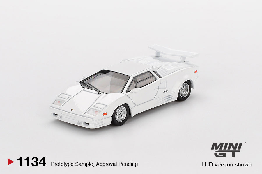 MINI GT 1134 - Lamborghini Countach 25th Anniversary White