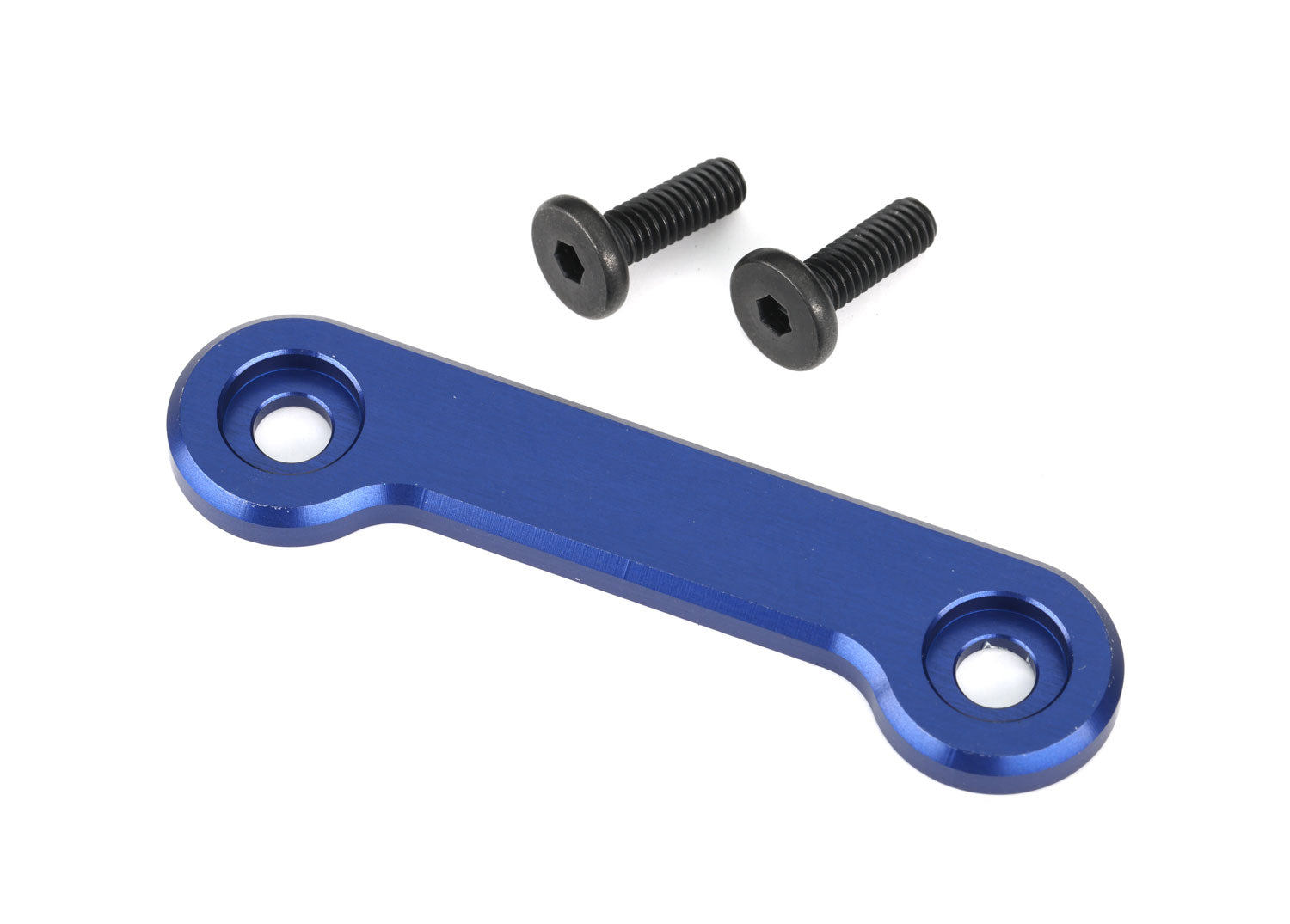 Traxxas TRX9617 - Wing washer, 6061-T6 aluminum (blue-anodized) (1)/ 4x12mm FCS (2)