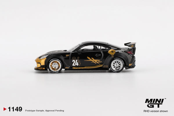 MINI GT 1149 - Toyota GR86 LB★Nation Black / Gold
