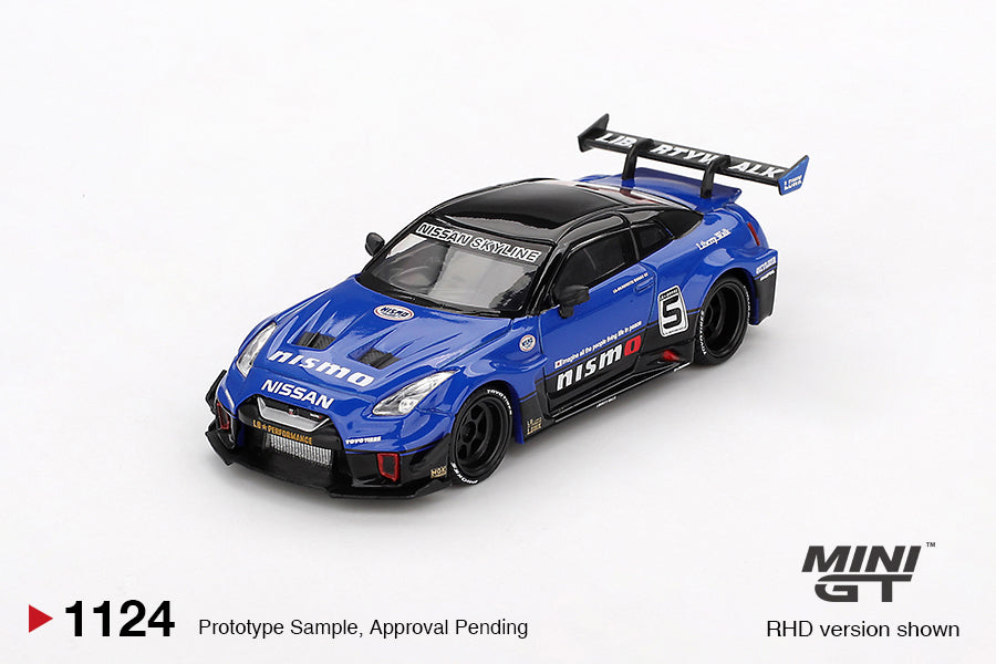 MINI GT 1124 - LB-Silhouette WORKS GT NISSAN 35GT-RR Ver.2 Blue