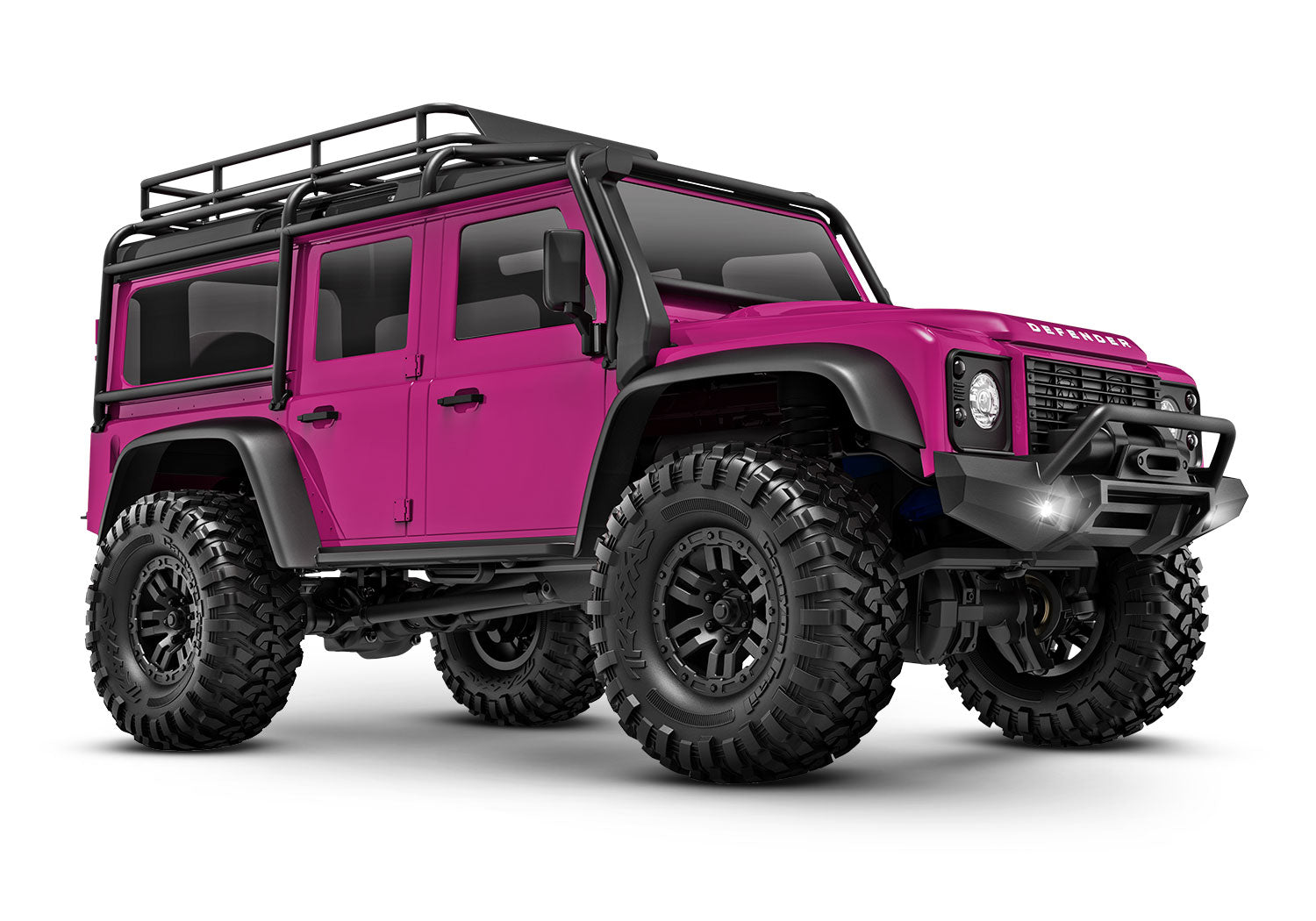 Traxxas TRX-4M Land Rover Defender 4WD Crawler  - Roze