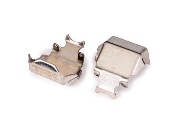 Traxxas TRX9765 - Skidplate, axle, front or rear (stainless steel) (2)