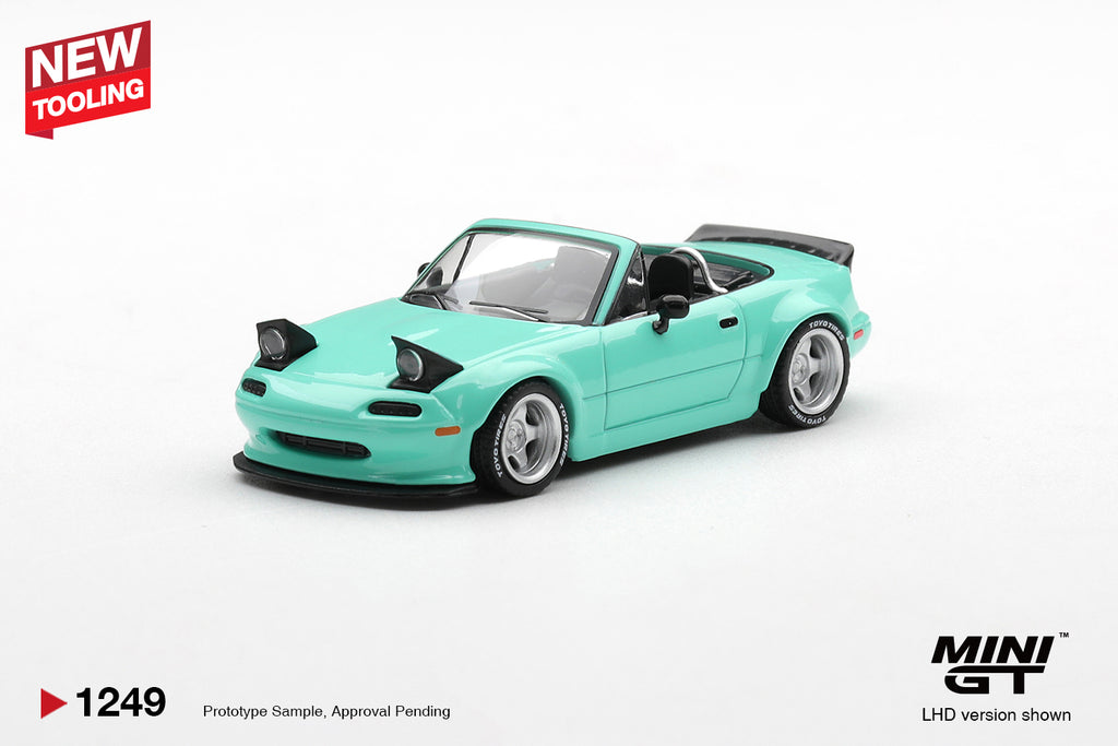 MINI GT 1249 - Mazda MX-5 (NA) Pandem Mint Green