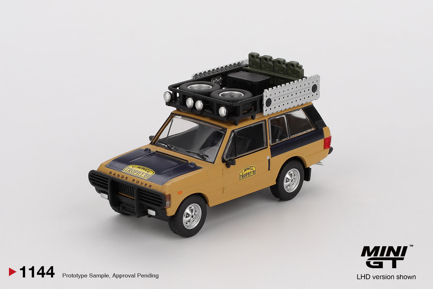 MINI GT 1144 - Range Rover 1981 Camel Trophy Sumatra C.Swoboda & K.Mentel Winner