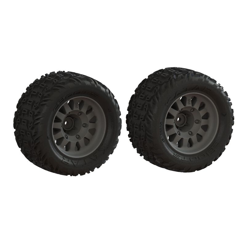 ARRMA ARA-1553 - dBoots 'Katar' Tire Set Glued (2)