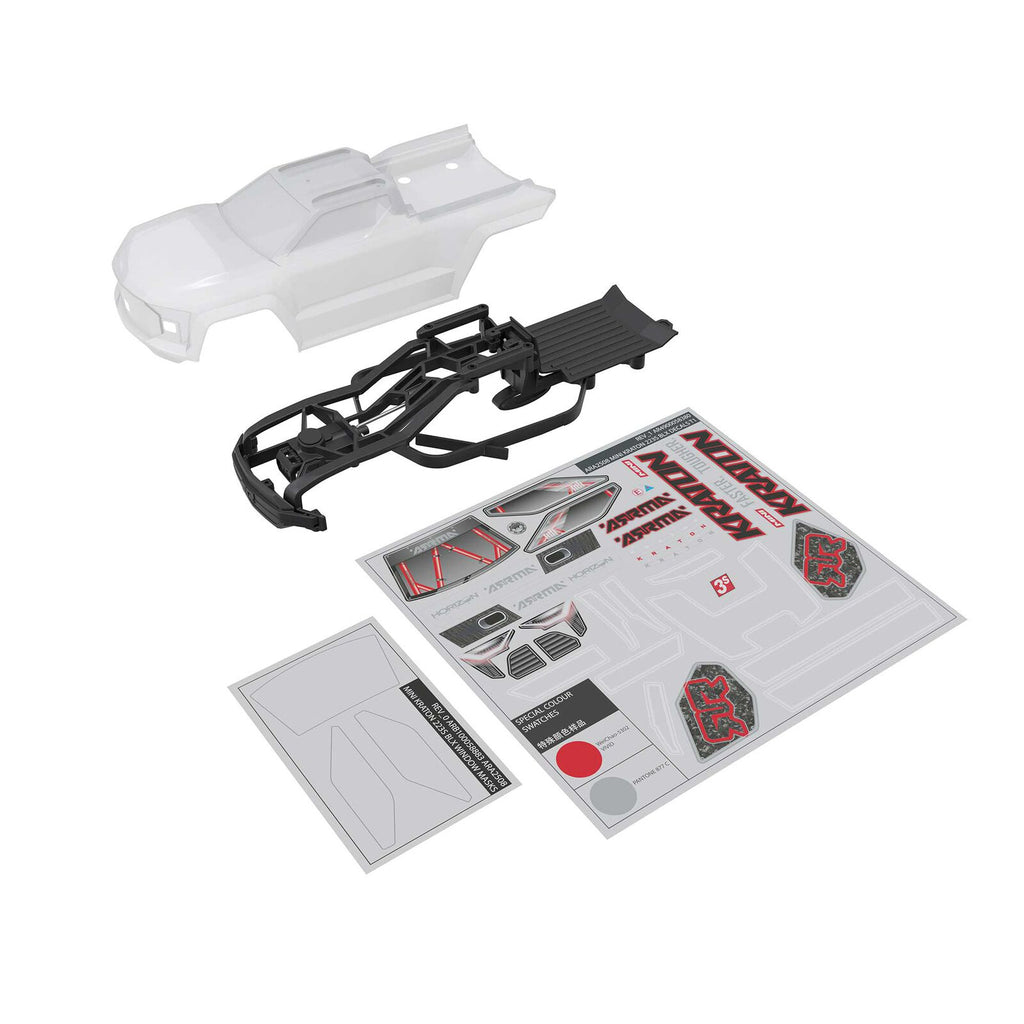 ARRMA ARA-2651 - MINI KRATON Body, Clear