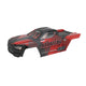 ARRMA ARA-2652 - MINI KRATON Body, Black/Red