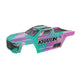 ARRMA ARA-2654 - MINI KRATON Body, Teal/Pink