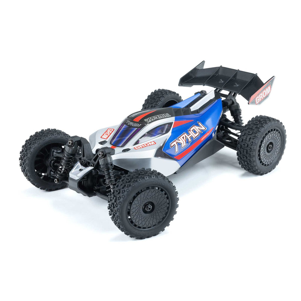 Arrma Typhon GROM 4WD RTR - Blauw / Zilver  (Incl. Accu & Lader)