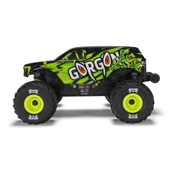 ARRMA 1/16 GORGON GROM 4X4 RTR Brushed Monster Truck (Incl. Accu & Lader) - Geel