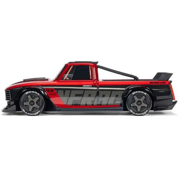 ARRMA 1/12 INFRACTION GROM 3S RTR (Incl. Accu & Lader) - Rood