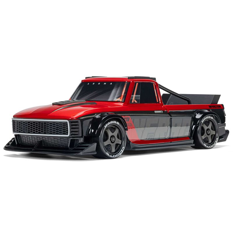 ARRMA 1/12 INFRACTION GROM 3S RTR (Incl. Accu & Lader) - Rood