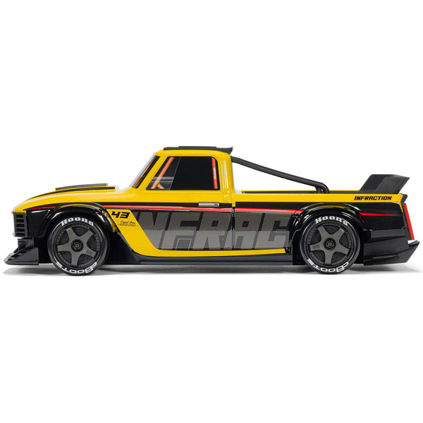 ARRMA 1/12 INFRACTION GROM 3S RTR (Incl. Accu & Lader) - Geel