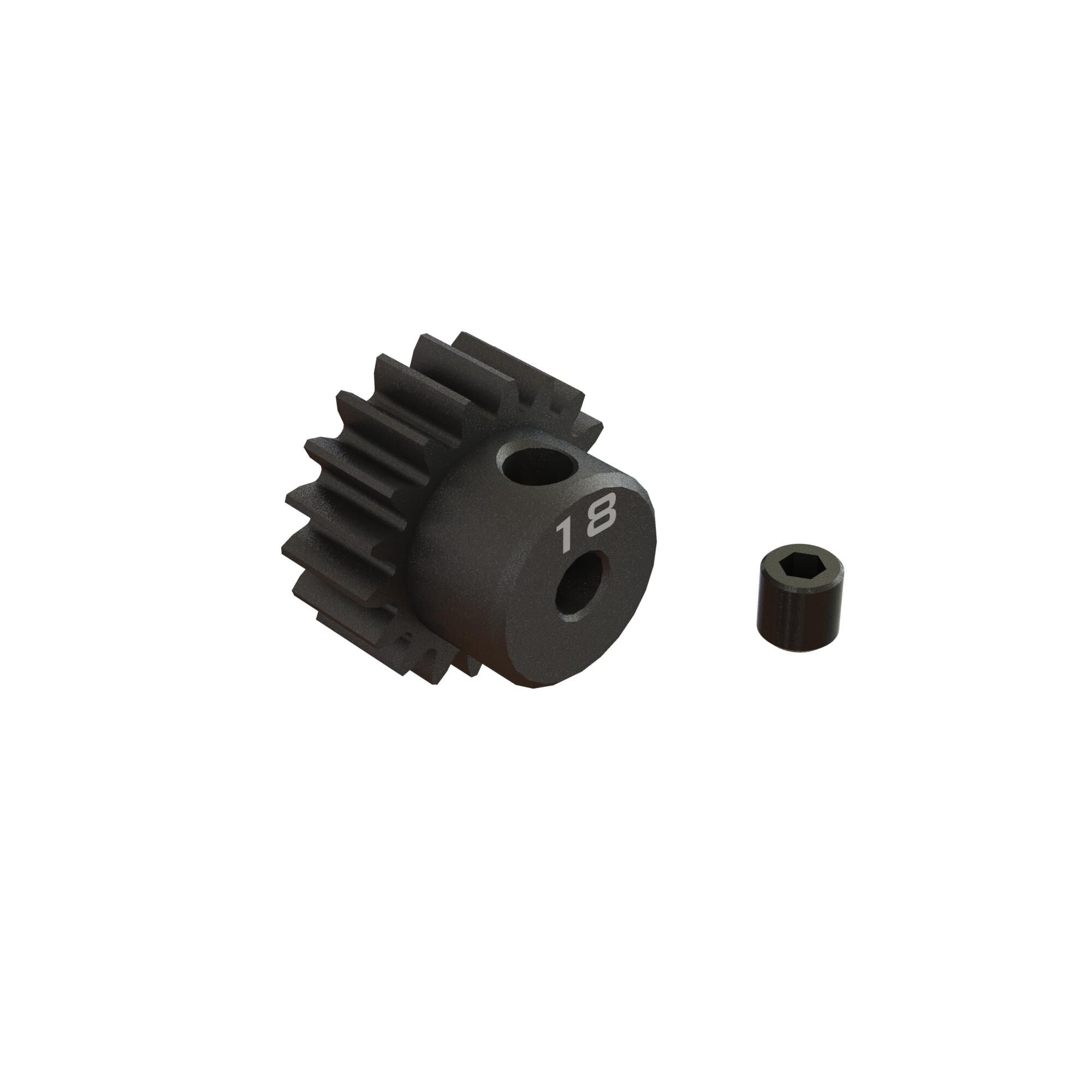 ARRMA ARA311080 - 18T 0.8MOD STEEL PINION GEAR (3.175 mm)