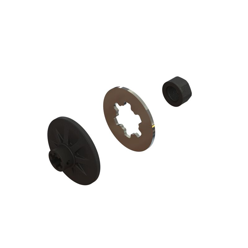 ARRMA ARA311099 - SLIPPER HUB AND PLATE SET