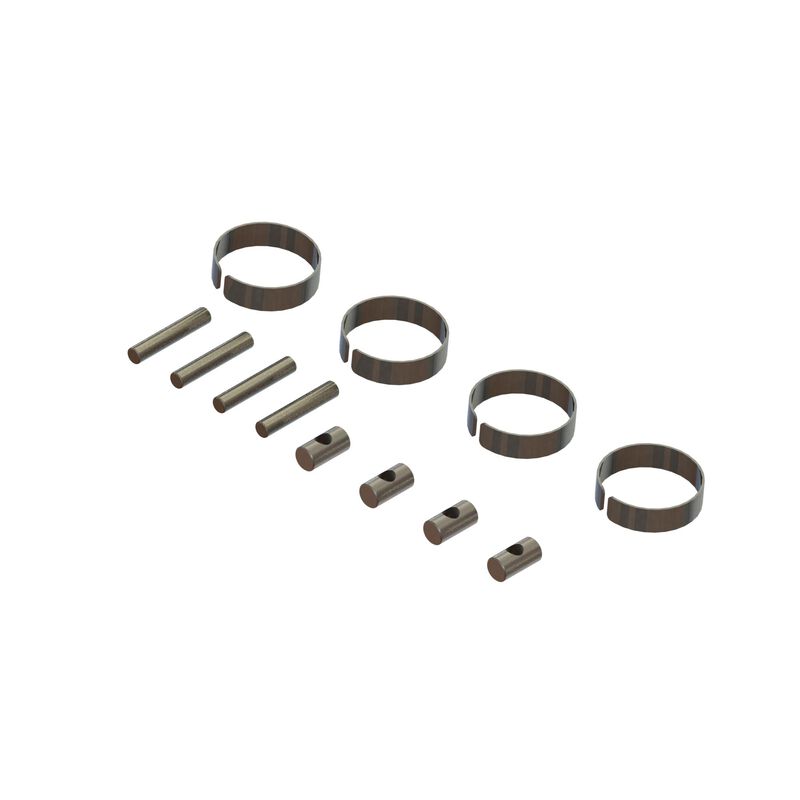 ARRMA ARA311150 - CVD DRIVESHAFT METAL FITTINGS (2)