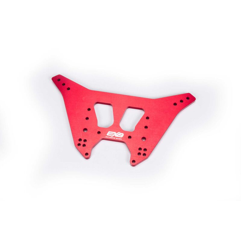 ARRMA ARA320579 - REAR ALUMINUM SHOCK TOWER CNC 7075 T6 M, RED: EXB