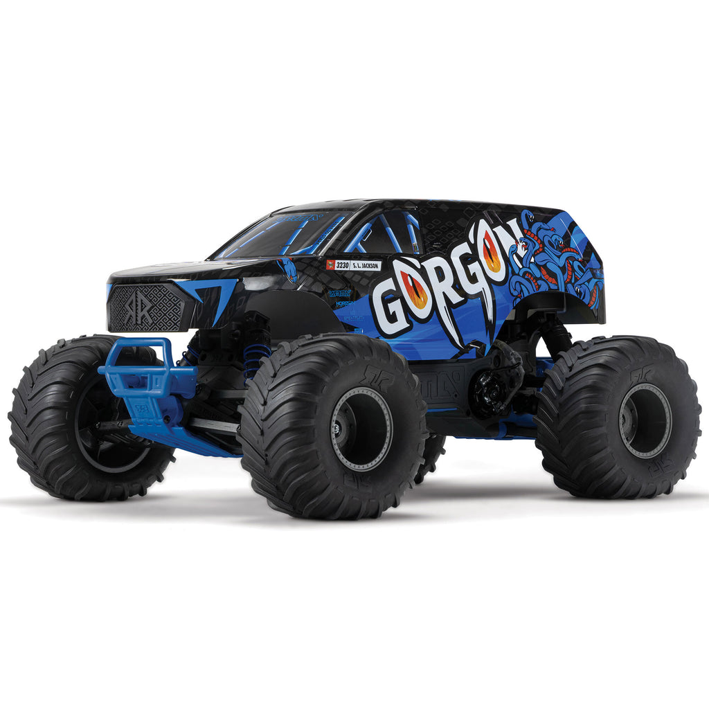 Arrma Gorgon 4x2 Mega Monster Truck RTR (Zonder Accu & Lader) - Blauw