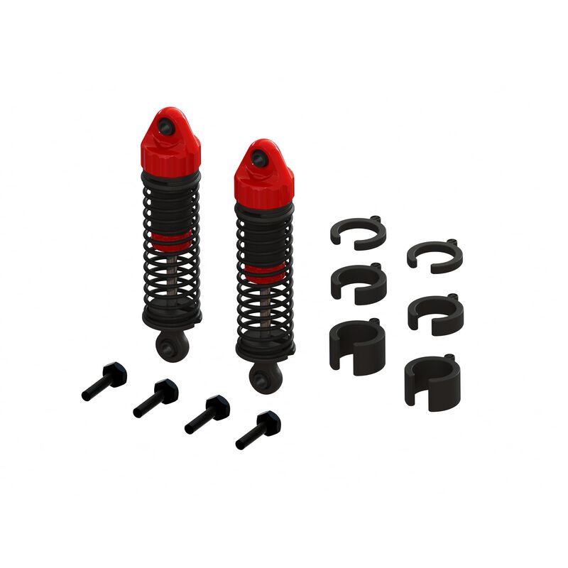 ARRMA ARA330806 - SHOCK SET, 58MM LENGTH, 300CST OIL (2PCS) - GROM