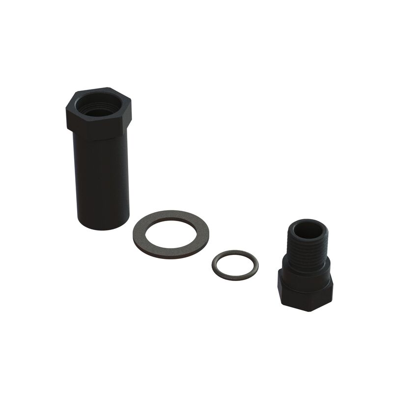 ARRMA AR340187 - Aluminum Servo Saver Hub Set Black