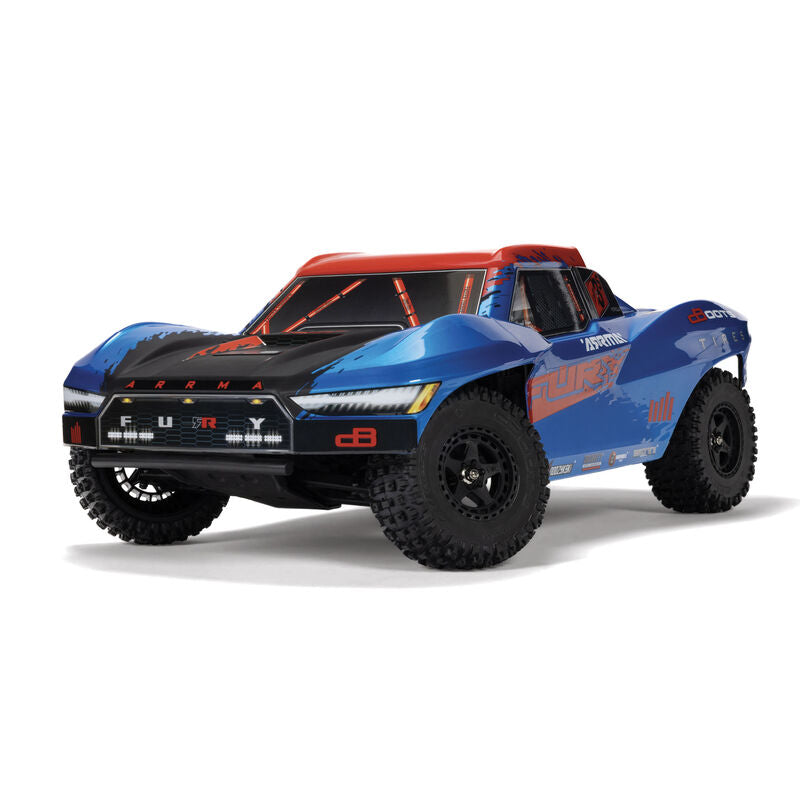 Arrma Fury 2WD 223S BLX Brushless Short Course Truck RTR - Blauw