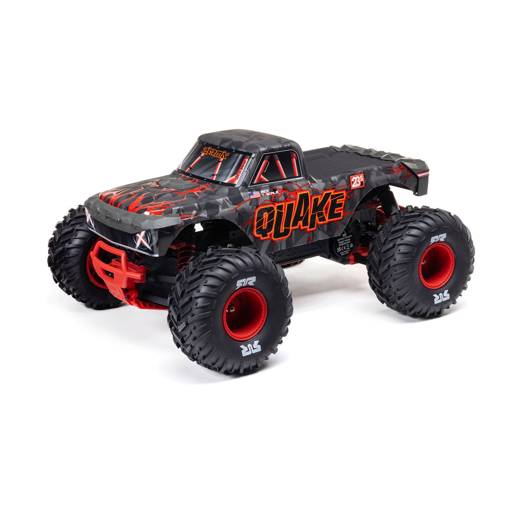 Arrma QUAKE 223S DSC 2WD RTR Brushless Monster Truck - Red