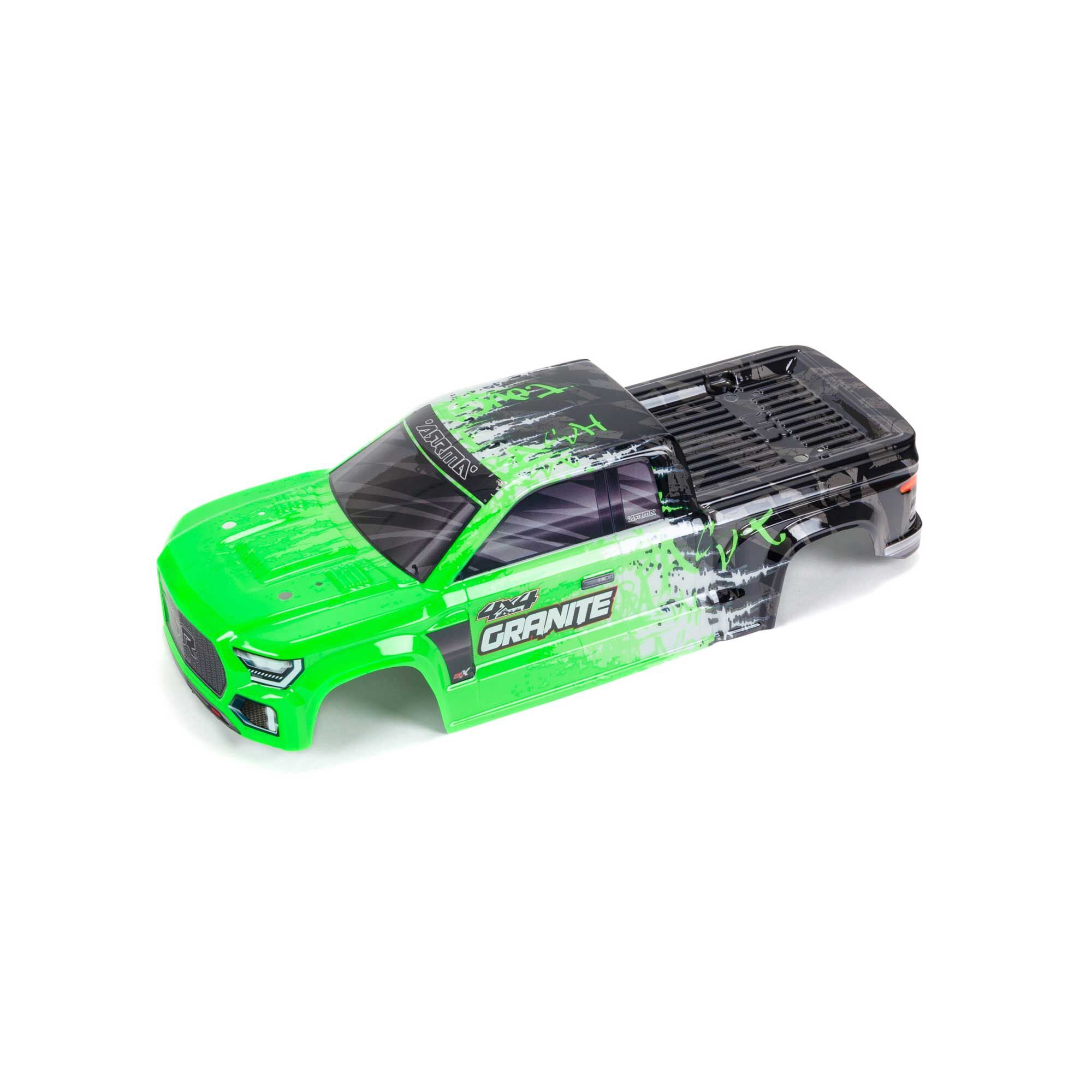 ARRMA ARA402305 - 1/10 Painted Body, Green: GRANITE 4X4 BLX