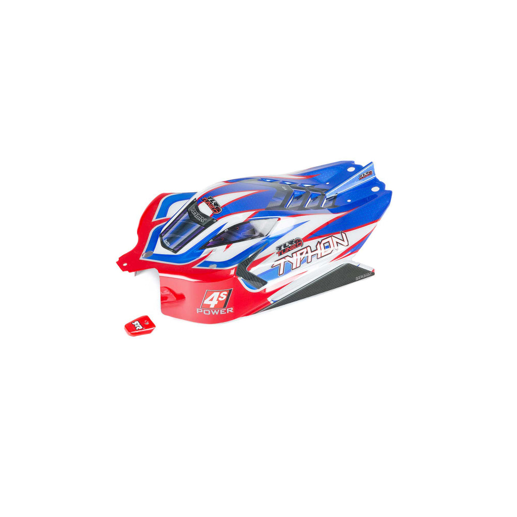ARRMA ARA406164 - TYPHON TLR Tuned Finished Body Red/Blue
