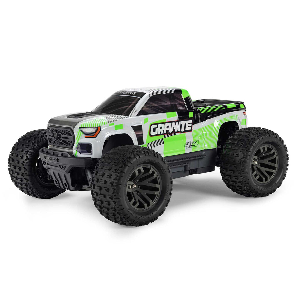 ARRMA 1/10 GRANITE 4X4 RTR Brushed Monster Truck - Groen (excl. accu & lader)