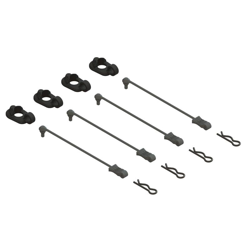 ARRMA ARA480070 - BODY CLIP AND PAD SET