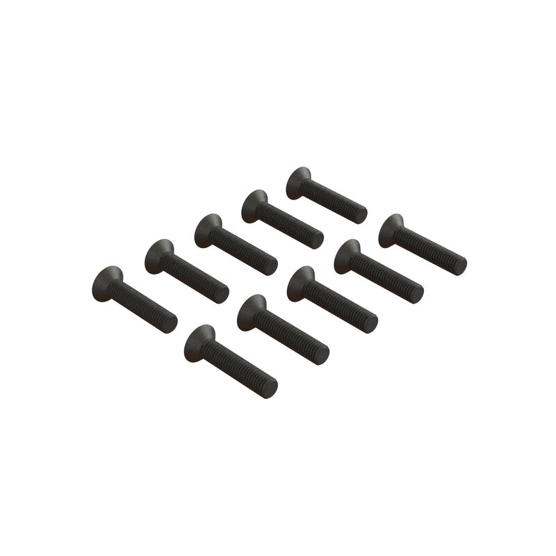 ARRMA ARA722314 - Flat Head Hex Machine Screw, M3x14mm (10)