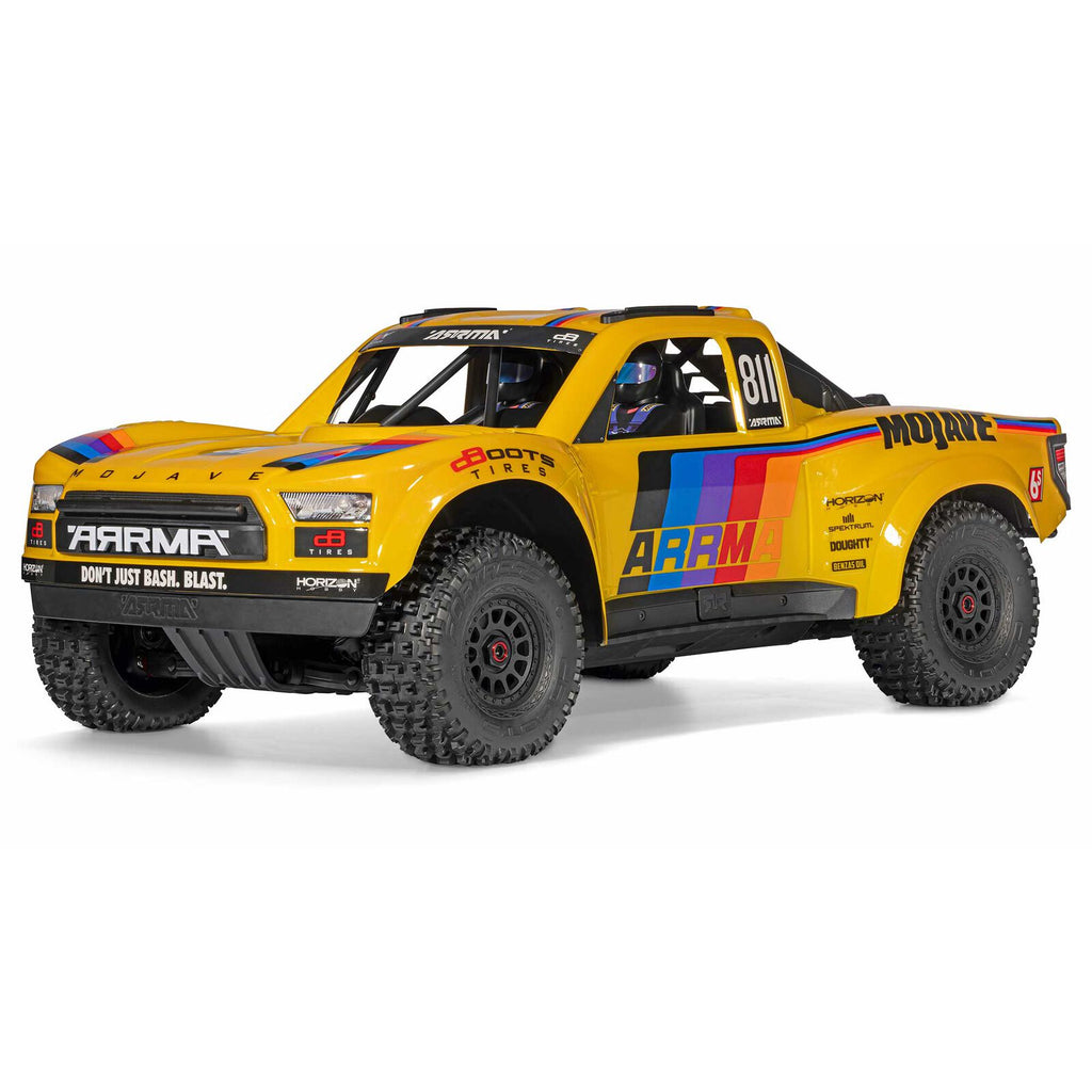 Arrma 1/7 Mojave 6S 4x4 RTR Brushless Desert Truck V2 - Geel (Limited Edition)