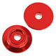 ARRMA AR320215 - WING BUTTON, ALUMINUM RED (2)