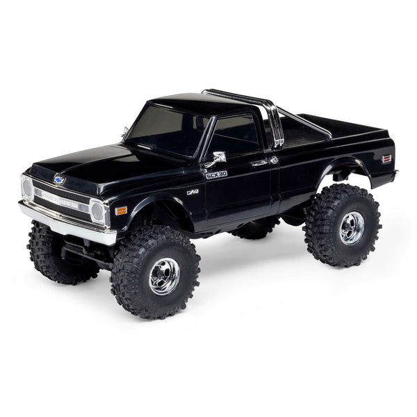 Axial SCX30 Chevrolet K10 - 1/30 4X4 RTR Brushed Rock Crawler (incl. accu & lader) zwart