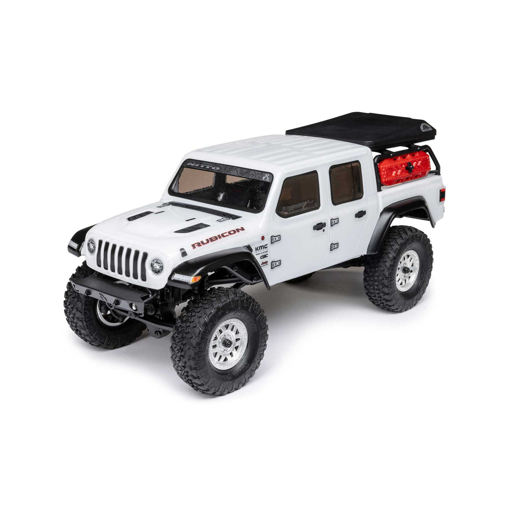 Axial SCX24 1/24 Jeep JT Gladiator 4WD Rock Crawler RTR, wit (2024 versie)