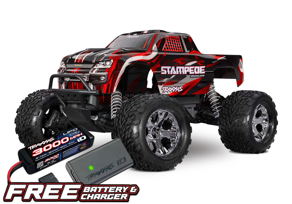 Traxxas Stampede 2WD BL-2s HD  - Rood