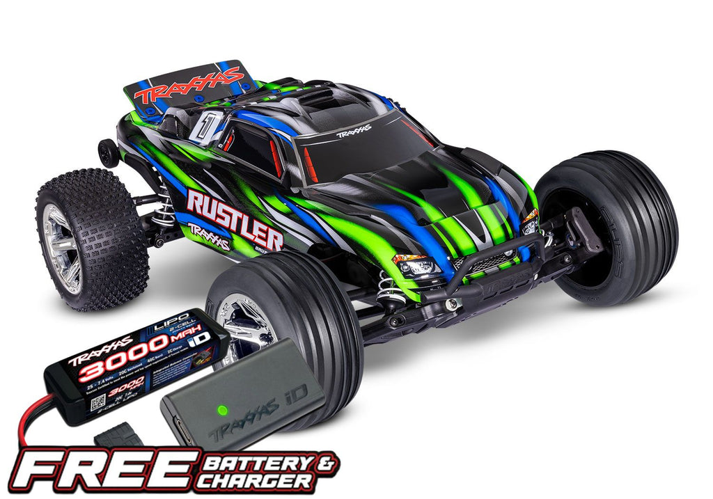 Traxxas Rustler 2WD BL-2s HD - Groen