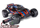 Traxxas Rustler 2WD BL-2s HD  - Rood