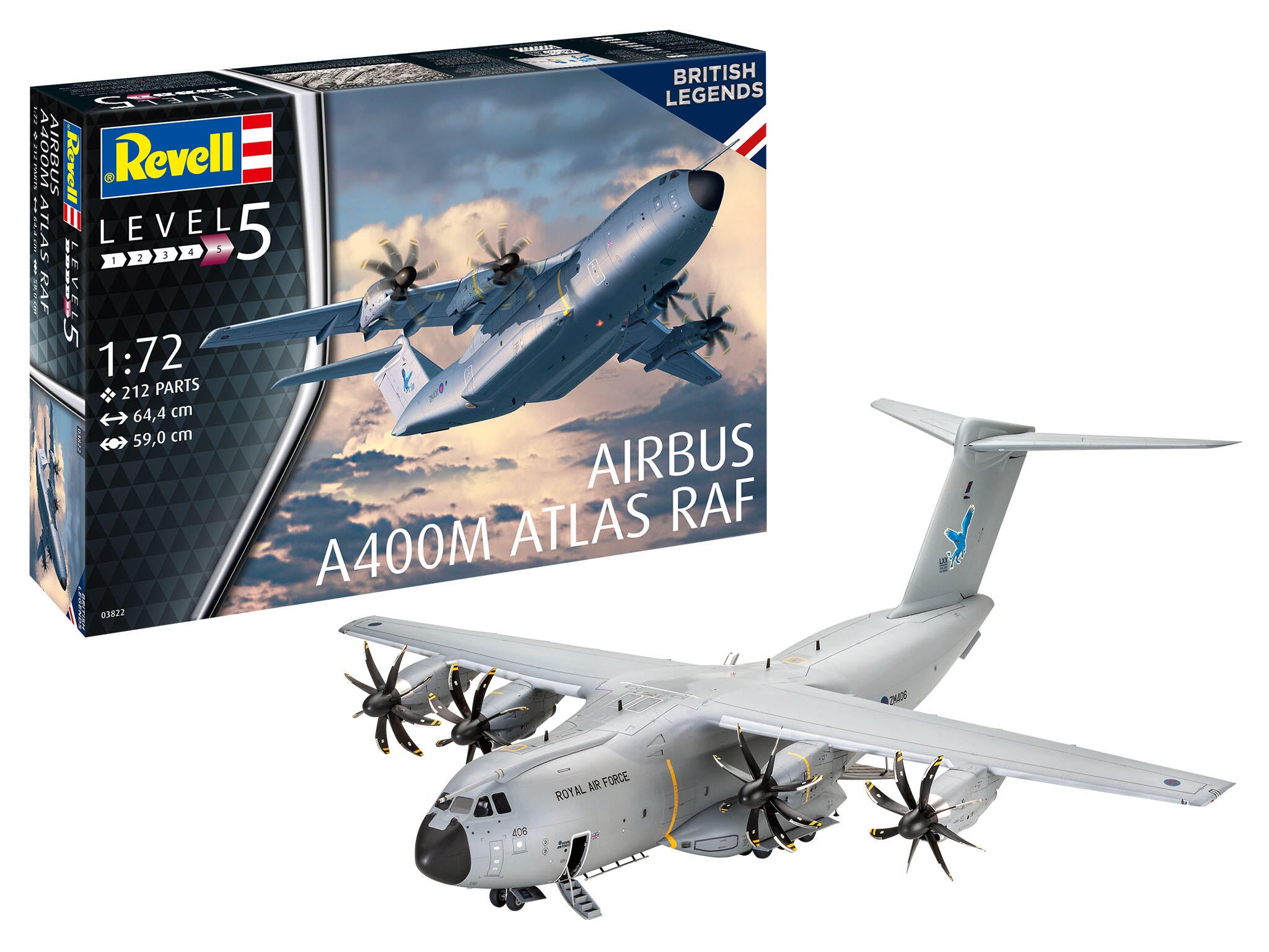 Revell 03822 - 1/72 Airbus A400M Atlas "RAF"