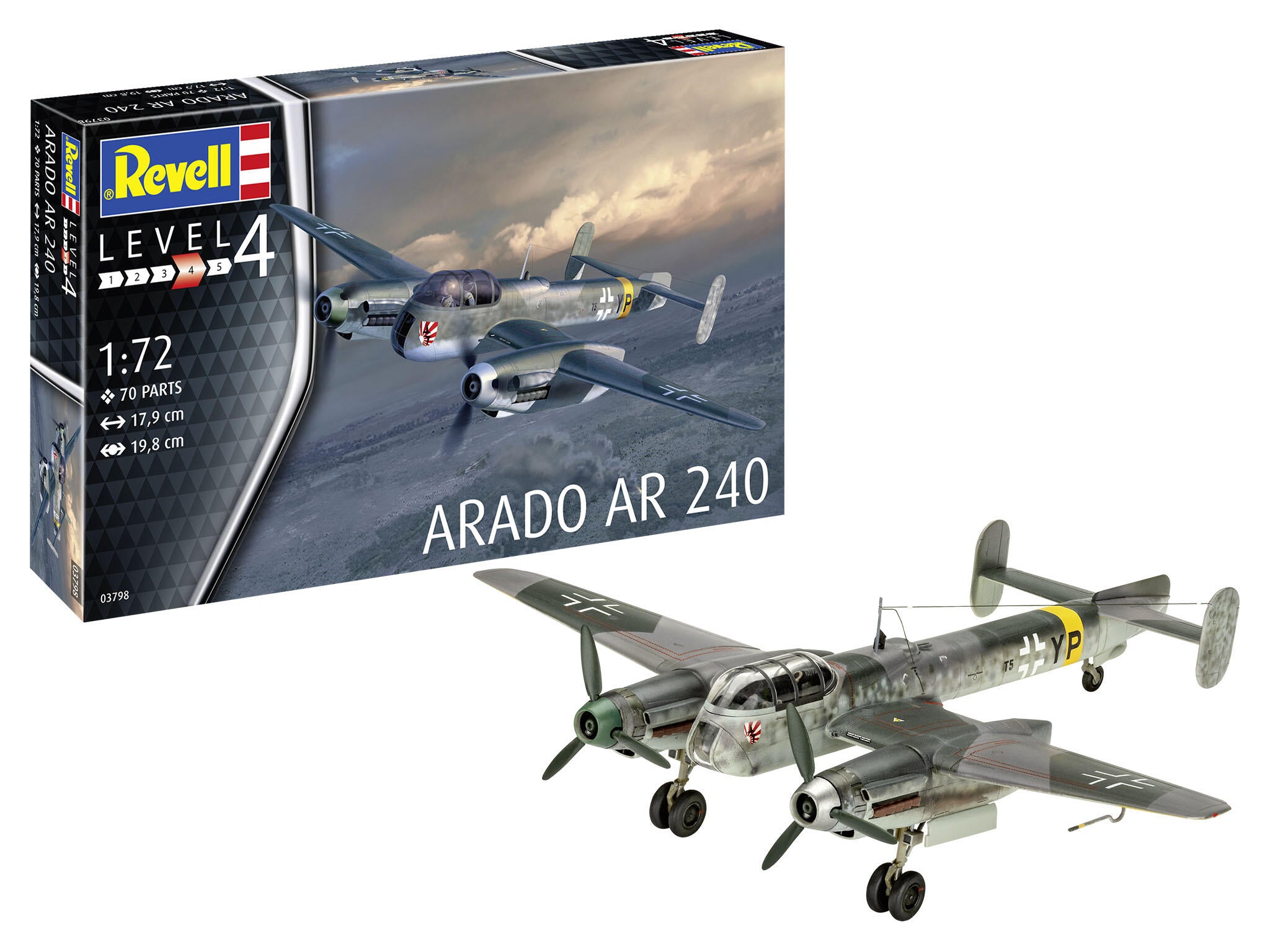Revell 03798 - Arado Ar 240 Revell modelbouwpakket