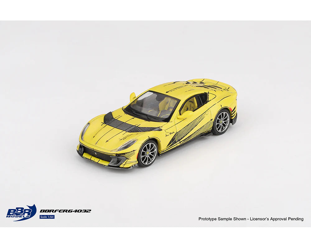 BBR - Ferrari 812 2021 Competitizone Tailor made, yellow