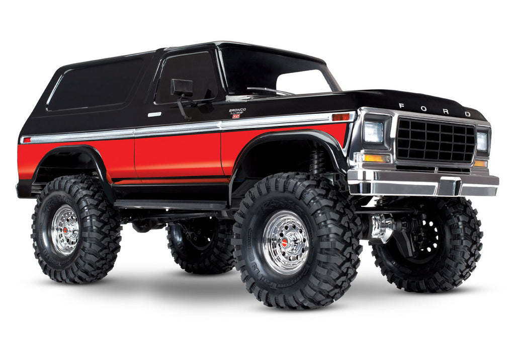 Traxxas TRX-4 1979 Ford Bronco Crawler Clipless  - Rood