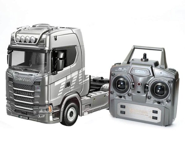 Huina CY1501S - 1/18 SCANIA 770S RC Vrachtwagen RTR - Zilver