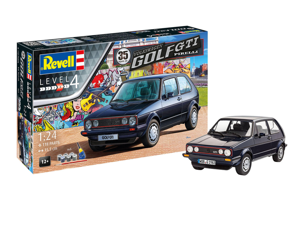 Revell 05694 - 1/24 Geschenkset 35 jaar Vokswagen Golf GTI (