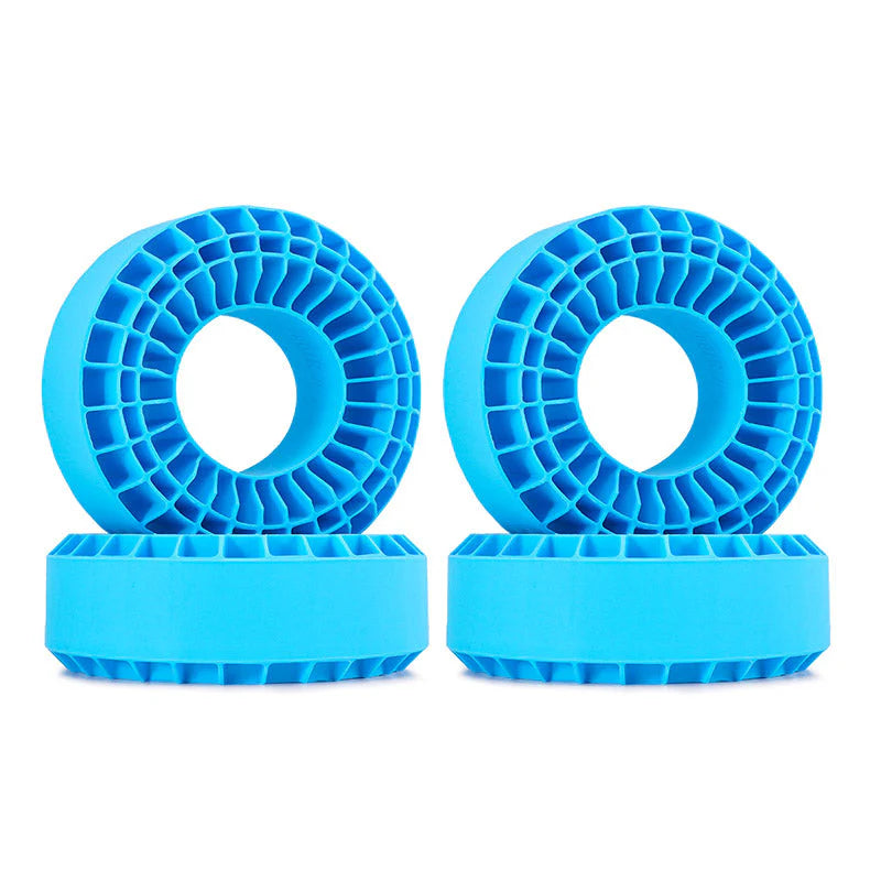 INJORA Silicone Rubber Inserts for 1.9" 118-122mm(4.75" OD) Tires - Blue Medium