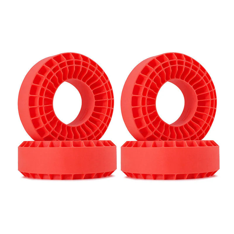 INJORA Silicone Rubber Inserts for 1.9" 118-122mm(4.75" OD) Tires - Red Hard