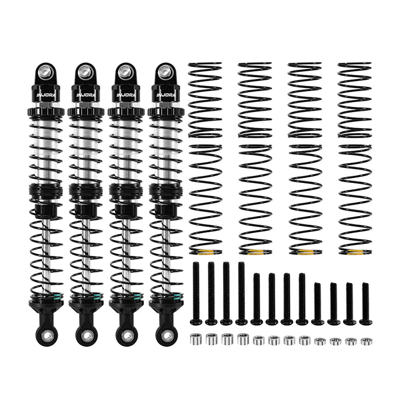 INJORA BZ-05BS-110 - DRX Dual-Rate Spring Oil Shocks for 1/10 RC Crawlers 110mm
