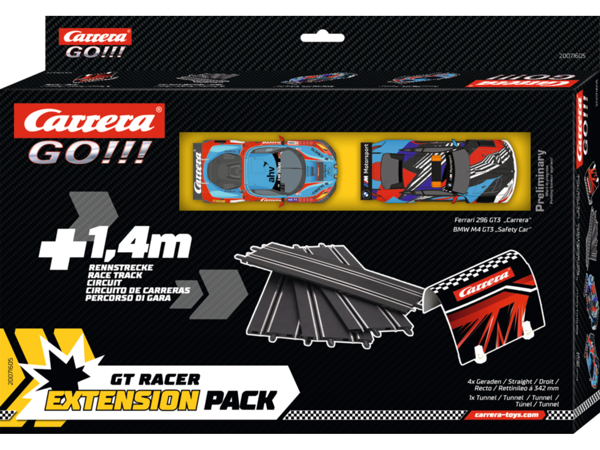 Carrera GO!!! 20071605 - Extension Pack - GT Racer (1,3m)