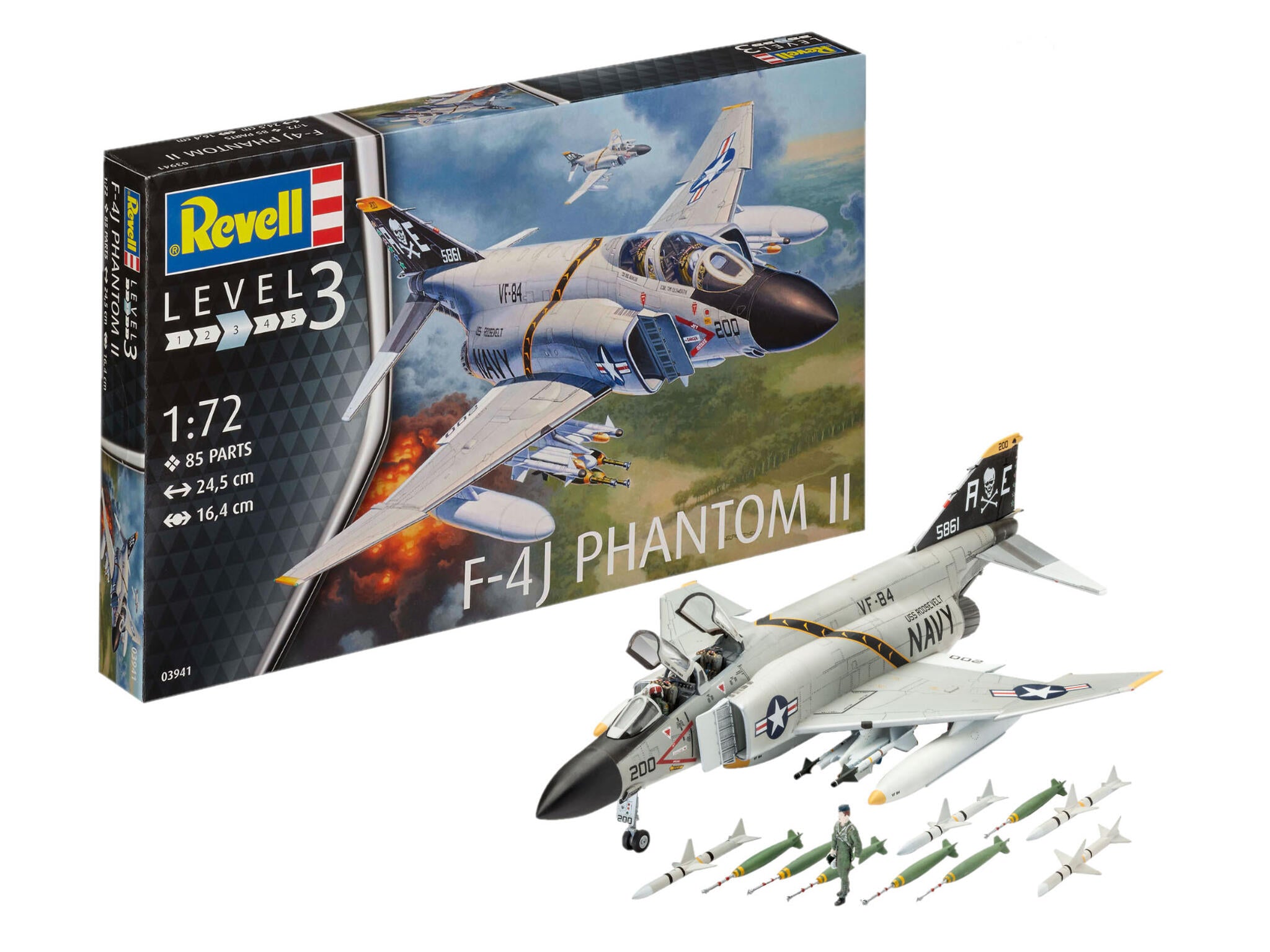 Revell 03941 - F-4J Phantom II Revell modelbouwpakket